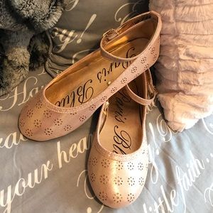New Rose Gold Paris Blues Flats